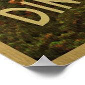 Nationaldenkmal Dinosaur Poster (Ecke)