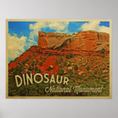 Nationaldenkmal Dinosaur Poster (Vorne)