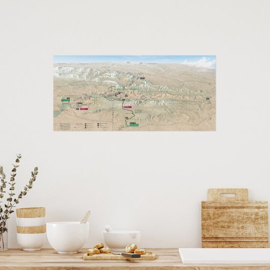 Nationaldenkmal Dinosaur Poster (Küche)