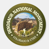 Nationaldenkmal Dinosaurier (NM) Magnet (Vorne)