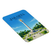 Nationaldenkmal (Monas) Indonesien Magnet (Rechte Seite)