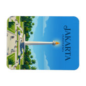 Nationaldenkmal (Monas) Indonesien Magnet (Horizontal)