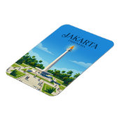 Nationaldenkmal (Monas) Indonesien Magnet (Linke Seite)