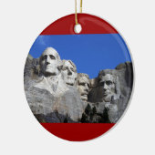 Nationaldenkmal Mount Rushmore Keramik Ornament (Links)
