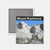 Nationaldenkmal Mount Rushmore Magnet (Vorderseite/Rückseite)
