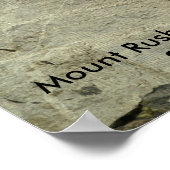 Nationaldenkmal Mount Rushmore Poster (Ecke)