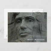 Nationaldenkmal Mount Rushmore Postkarte (Vorne/Hinten)