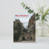 Nationaldenkmal Mount Rushmore Postkarte (Stehend Vorderseite)