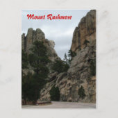 Nationaldenkmal Mount Rushmore Postkarte (Vorderseite)