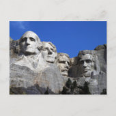 Nationaldenkmal Mount Rushmore Postkarte (Vorderseite)