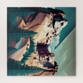 Nationaldenkmal Mount Rushmore Puzzle (Horizontal)