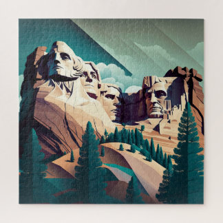 Nationaldenkmal Mount Rushmore Puzzle