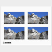 Nationaldenkmal Mount Rushmore Rechteckiger Aufkleber (Blatt)