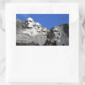Nationaldenkmal Mount Rushmore Rechteckiger Aufkleber (Tasche)