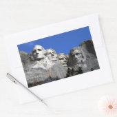 Nationaldenkmal Mount Rushmore Rechteckiger Aufkleber (Umschlag)