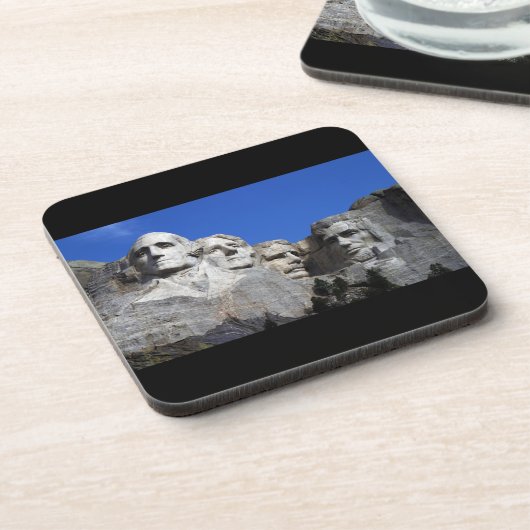 Nationaldenkmal Mount Rushmore Untersetzer (Linke Seite)