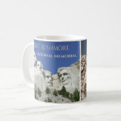 Nationaldenkmal Mount Rushmore, zwei Jahreszeiten Kaffeetasse (Vorderseite Links)