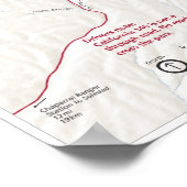 Nationaldenkmal Pinnacles Poster (Ecke)