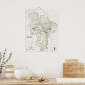 Nationaldenkmal Pinnacles Poster (Küche)