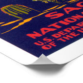 Nationaldenkmal Saguaro Poster (Ecke)