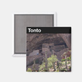 Nationaldenkmal Tonto Magnet (Vorderseite/Rückseite)