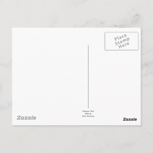 Nationaldenkmal von Colorado Postkarte (Rückseite)