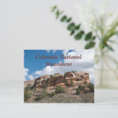 Nationaldenkmal von Colorado Postkarte (Stehend Vorderseite)