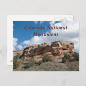 Nationaldenkmal von Colorado Postkarte (Vorne/Hinten)