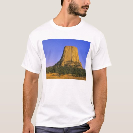 Nationaldenkmal von Devils Tower in Wyoming T-Shirt (Vorderseite)