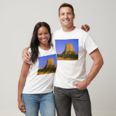 Nationaldenkmal von Devils Tower in Wyoming T-Shirt (Unisex)