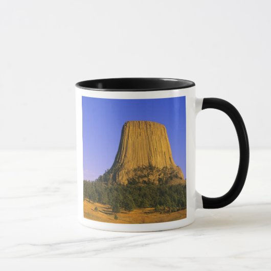 Nationaldenkmal von Devils Tower in Wyoming Tasse (Rechts)