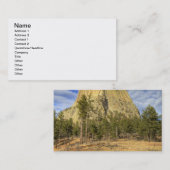 Nationaldenkmal von Devils Tower Visitenkarte (Vorne/Hinten)