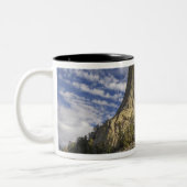 Nationaldenkmal von Devils Tower Zweifarbige Tasse (Links)