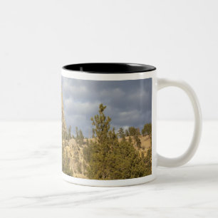 Nationaldenkmal von Devils Tower Zweifarbige Tasse