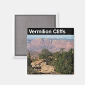 Nationaldenkmal von Vermilion Cliffs Magnet (Vorderseite/Rückseite)