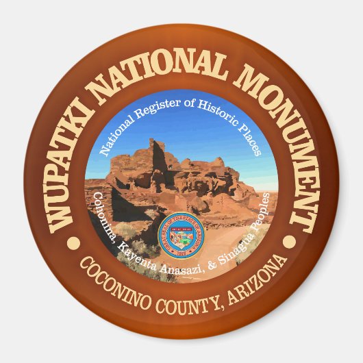 Nationaldenkmal Wupatki Magnet (Vorne)