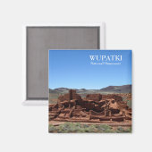 Nationaldenkmal Wupatki Magnet (Vorderseite/Rückseite)