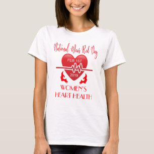 NATIONALE ABNUTZUNGS-ROTER TAG FÜR DAS T-Shirt