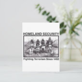 Nationale amerikanische Heimat Security-T - Shirt Postkarte (Stehend Vorderseite)