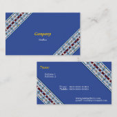 Nationale amerikanische Sioux Business Card Visitenkarte (Vorne/Hinten)