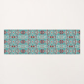 Nationale Amerikanische Ureinwohner Navajo Pattern Yogamatte (Rückseite (Horizontal))