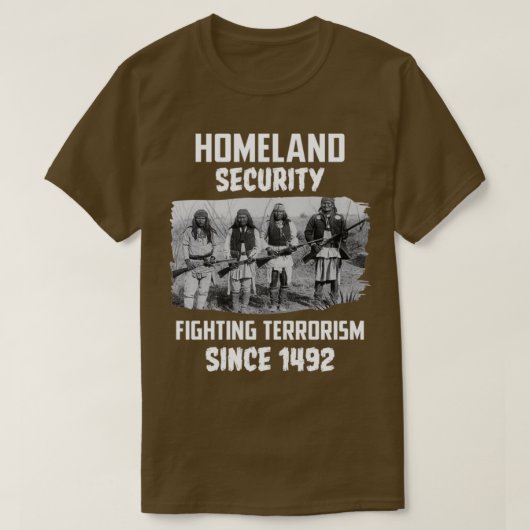 Nationale amerikanische Zuhause-Sicherheit zur Bek T-Shirt (Design vorne)