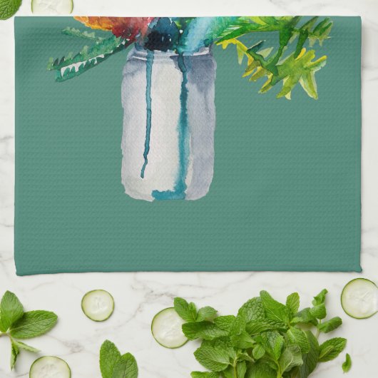 Nationale australische Blume Geschirrtuch (Gefaltet)