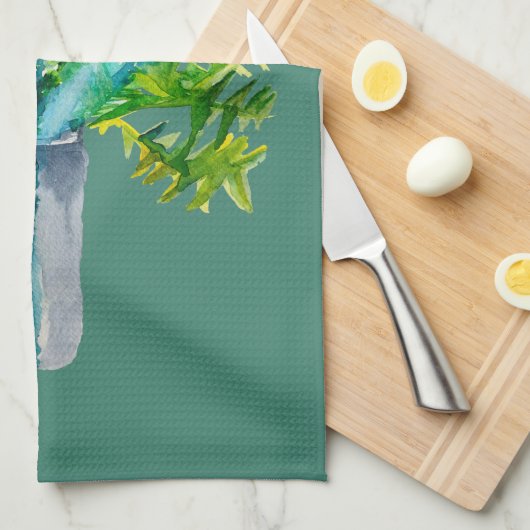 Nationale australische Blume Geschirrtuch (Viertel Falte)