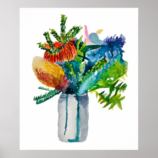 Nationale australische Blume Poster (Vorne)