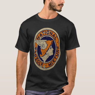Nationale Benzol-Vintage Erdöl- und Erdgasvorkomme T-Shirt