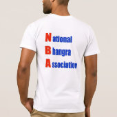 Nationale Bhangra Vereinigung T-Shirt (Rückseite)