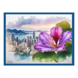Nationale Blume Bauhinia (Hongkong) | Fotodruck