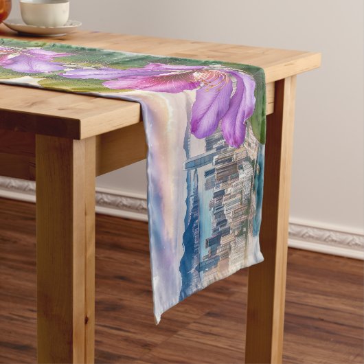 Nationale Blume Bauhinia (Hongkong) | Großer Tischläufer (Beispiel)