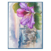 Nationale Blume Bauhinia (Hongkong) | Tischdecke (Vorderseite)